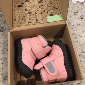 Jan & Jul Pink Winter Boots with Easy Velcro Straps